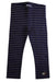 A Navy Leggings from La Compagnie des Petits in size 4T for girl. (Front View)