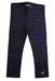 A Navy Leggings from La Compagnie des Petits in size 4T for girl. (Front View)