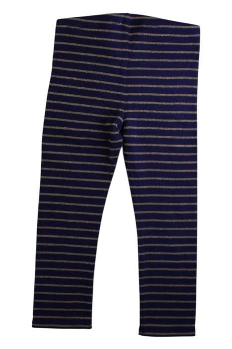 A Navy Leggings from La Compagnie des Petits in size 4T for girl. (Back View)
