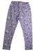 A Purple Casual Pants from Le Petit Pumm in size 5T for girl. (Front View)