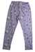 A Purple Casual Pants from Le Petit Pumm in size 5T for girl. (Front View)