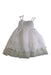 A White Sleeveless Dresses from Nicholas & Bears in size 3T for girl. (Front View)