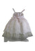 A White Sleeveless Dresses from Nicholas & Bears in size 3T for girl. (Back View)