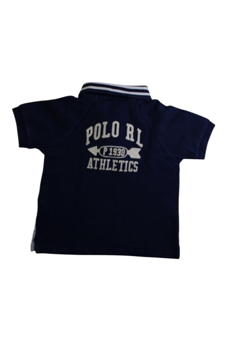 A Grey Short Sleeve Polos from Polo Ralph Lauren in size 2T for boy. (Back View)