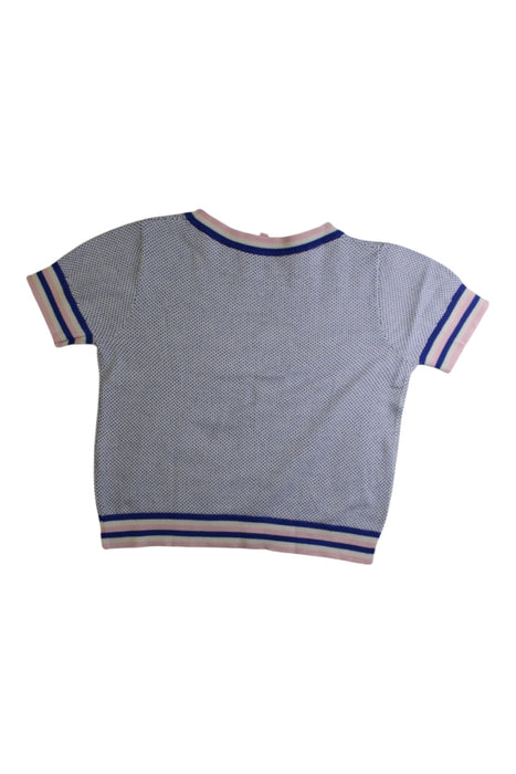 A Blue Short Sleeve T Shirts from Bonpoint in size 4T for girl. (Back View)