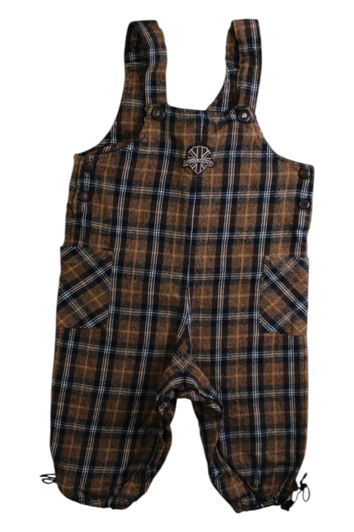 A Brown Long Overalls from Kinloch Anderson in size 3-6M for boy. (Front View)