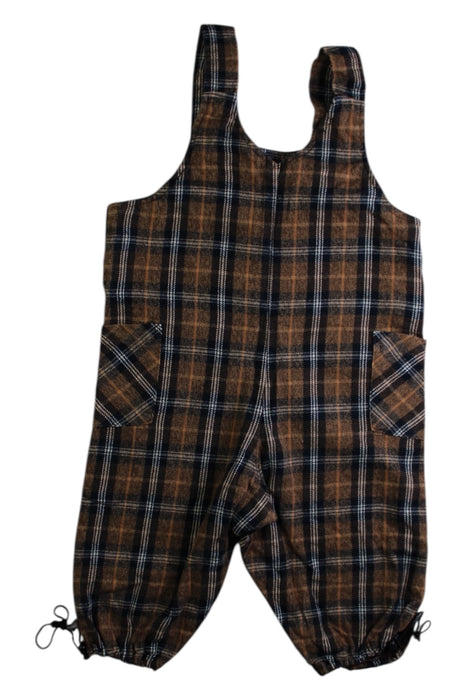 A Brown Long Overalls from Kinloch Anderson in size 3-6M for boy. (Back View)