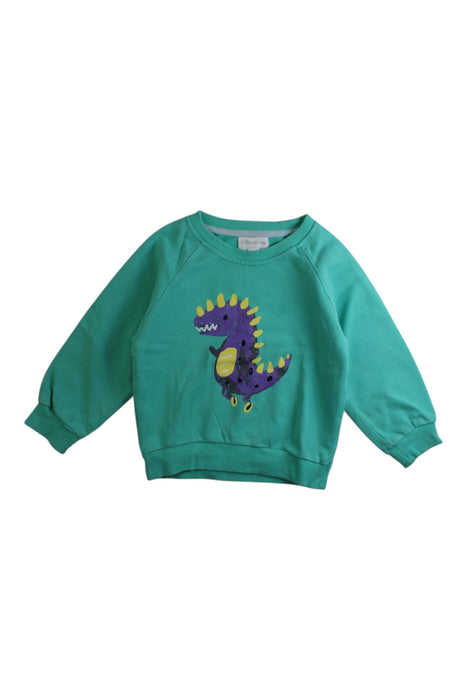A Green Crewneck Sweatshirts from Felix & Mina in size 18-24M for boy. (Front View)