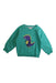 A Green Crewneck Sweatshirts from Felix & Mina in size 18-24M for boy. (Front View)