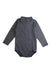 A Navy Long Sleeve Bodysuits from Petit Bateau in size 18-24M for boy. (Front View)