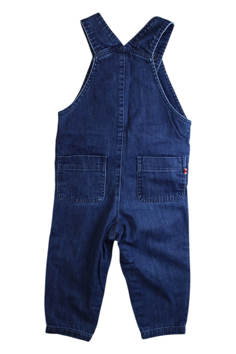 A Blue Long Overalls from Jacadi in size 18-24M for boy. (Back View)
