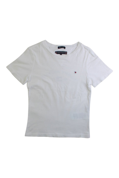 A White Short Sleeve T Shirts from Tommy Hilfiger in size 2T for boy. (Front View)
