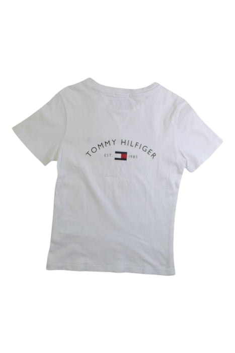 A White Short Sleeve T Shirts from Tommy Hilfiger in size 2T for boy. (Back View)