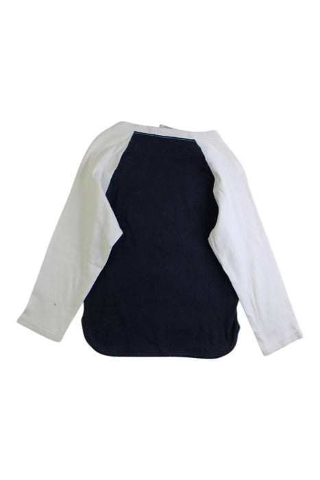 A Black Long Sleeve Shirts from Petit Bateau in size 2T for boy. (Back View)