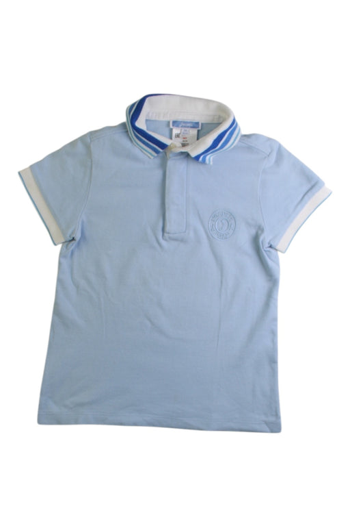 A Blue Short Sleeve Polos from Jacadi in size 3T for boy. (Front View)