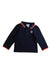 A Navy Long Sleeve Polos from Jacadi in size 3T for boy. (Front View)