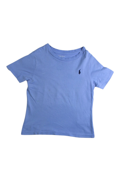 A Blue Short Sleeve T Shirts from Ralph Lauren in size 18-24M for boy. (Front View)
