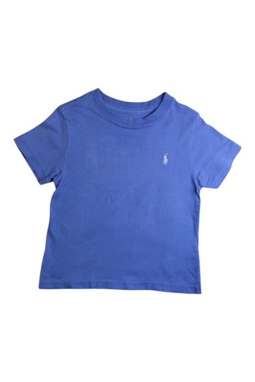 A Blue Short Sleeve T Shirts from Polo Ralph Lauren in size 2T for boy. (Front View)