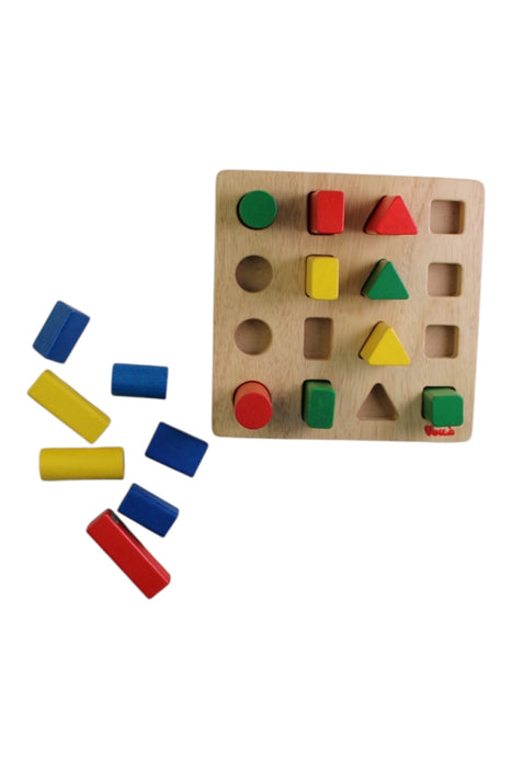 A Multicolour Wooden Toys from Voila in size 3T for neutral. (Back View)