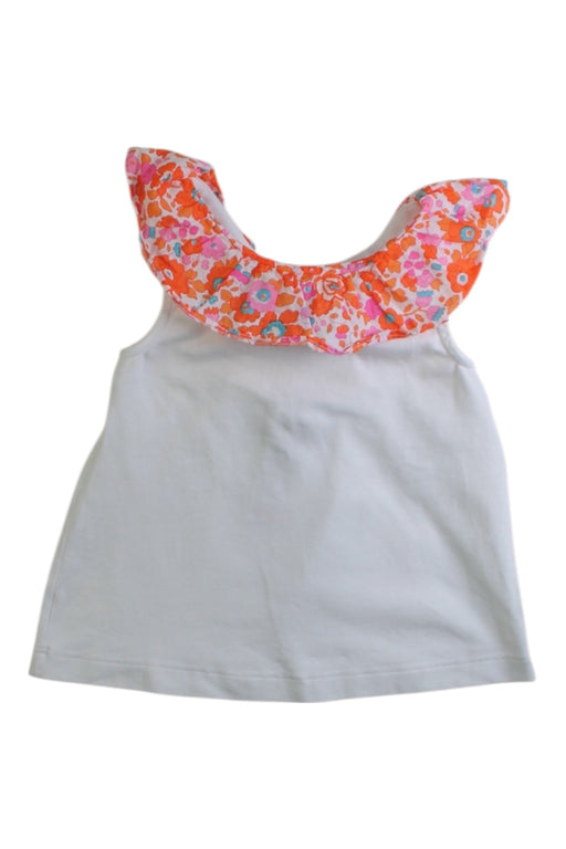 A Multicolour Sleeveless Tops from Jacadi in size 3T for girl. (Front View)