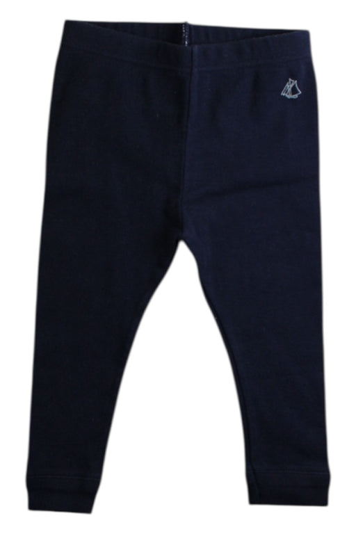 A Navy Leggings from Petit Bateau in size 6-12M for neutral. (Front View)