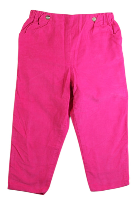 A Pink Casual Pants from Jacadi in size 3T for girl. (Front View)