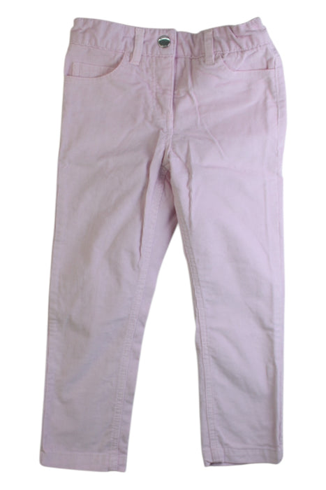 A Pink Casual Pants from Jacadi in size 4T for girl. (Front View)