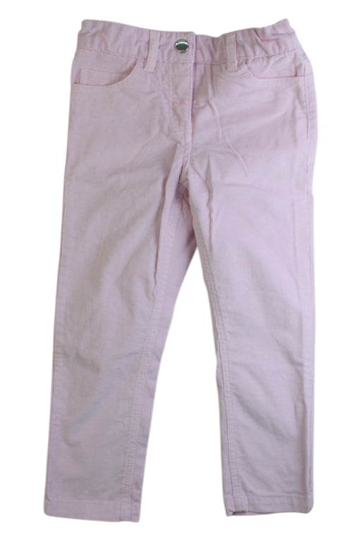 A Pink Casual Pants from Jacadi in size 4T for girl. (Front View)
