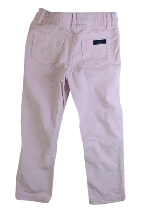 A Pink Casual Pants from Jacadi in size 4T for girl. (Back View)