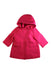 A Pink Coats from Jacadi in size 3T for girl. (Front View)