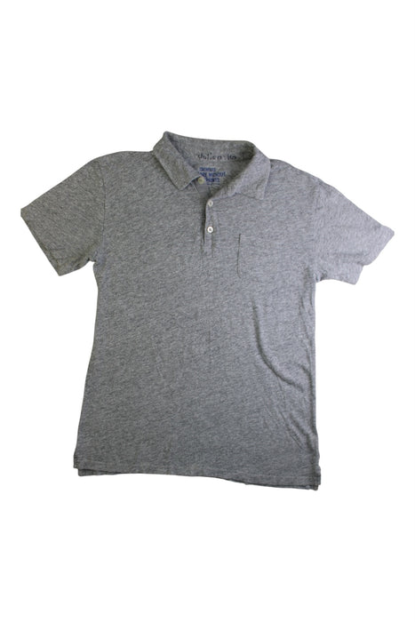 A Grey Short Sleeve Polos from Crewcuts in size 14Y for boy. (Front View)