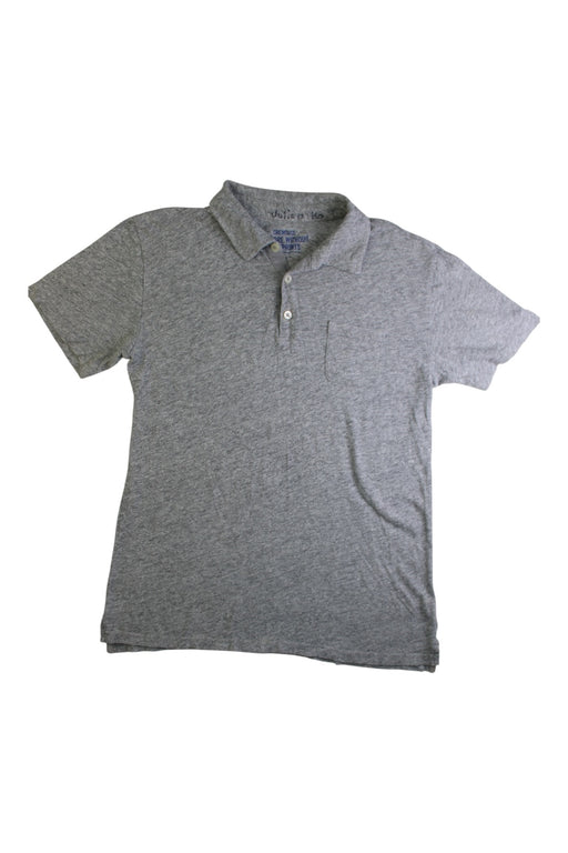 A Grey Short Sleeve Polos from Crewcuts in size 14Y for boy. (Front View)