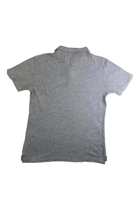 A Grey Short Sleeve Polos from Crewcuts in size 14Y for boy. (Back View)