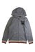 A Grey Zippered Sweatshirts from Roots in size 11Y for boy. (Front View)