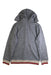 A Grey Zippered Sweatshirts from Roots in size 11Y for boy. (Back View)
