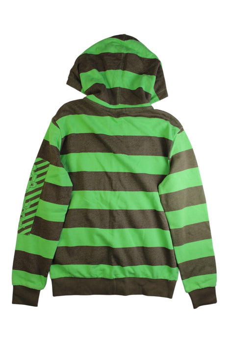 A Green Zippered Sweatshirts from Rip Curl in size 12Y for boy. (Back View)