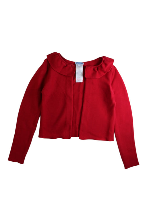 A Red Cardigans from Jacadi in size 8Y for girl. (Front View)