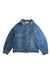 A Blue Lightweight Jackets from Monnalisa in size 8Y for girl. (Front View)