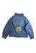 A Blue Lightweight Jackets from Monnalisa in size 8Y for girl. (Back View)
