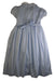 A Blue Short Sleeve Dresses from Piccolini in size 10Y for girl. (Back View)