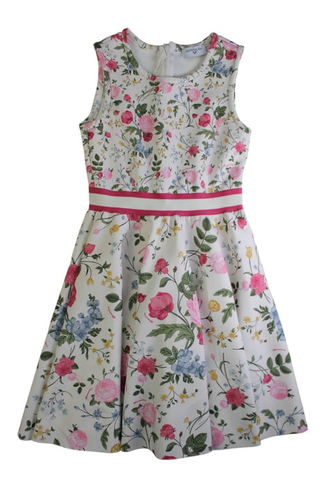 A Multicolour Sleeveless Dresses from Monnalisa in size 8Y for girl. (Front View)