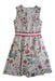 A Multicolour Sleeveless Dresses from Monnalisa in size 8Y for girl. (Front View)