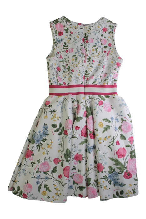 A Multicolour Sleeveless Dresses from Monnalisa in size 8Y for girl. (Back View)