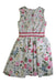A Multicolour Sleeveless Dresses from Monnalisa in size 8Y for girl. (Back View)