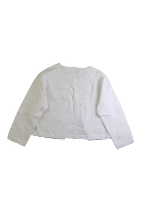 A White Cardigans from Nicholas & Bears in size 10Y for girl. (Back View)