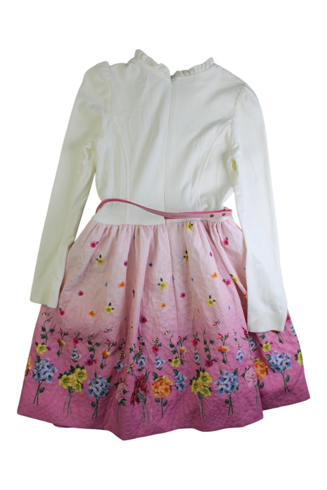 A Multicolour Long Sleeve Dresses from Monnalisa in size 10Y for girl. (Back View)