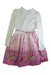 A Multicolour Long Sleeve Dresses from Monnalisa in size 10Y for girl. (Back View)