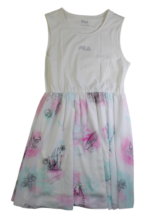 A Multicolour Sleeveless Dresses from Fila in size 11Y for girl. (Front View)
