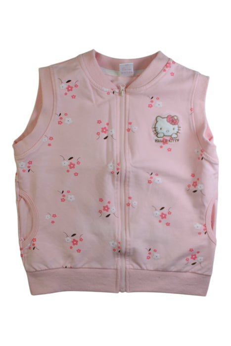 A Pink Vests from Hello Kitty in size 10Y for girl. (Front View)