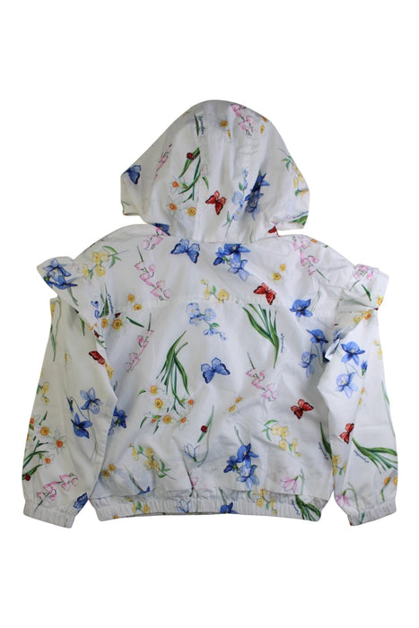 A White Rain Jackets from Monnalisa in size 8Y for girl. (Back View)
